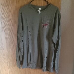 Caribou Coffee Olive Long Sleeve Tee